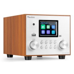 Audizio Vieste DAB+ Radio with subwoofer silver