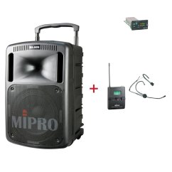 MIPRO MA-808 + MU-55HN – náhlavní všesměrová sada, černá