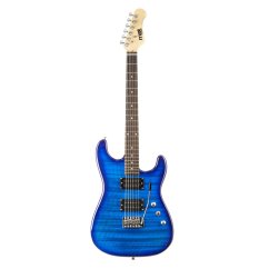 Max GigKit Electric Guitar Pack Quilted Style Dark Blue