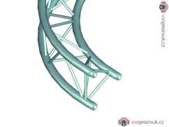 Deco lock DQ-3 kruhový díl, d=2 m, 90, vrcholem ven