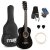 Max SoloArt Junior 1/4 Classic guitar pack, black