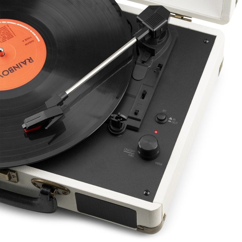 Audizio RP116CR Record player briefcase with BT In/Out