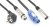 Power Dynamics CX03-10 Audio Combi Cable Schuko - XLR F / Powerconnector A - XLR M 10M