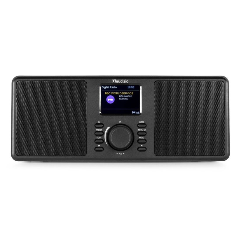 Audizio Monza DAB+ stereo rádio s Bluetooth, černé