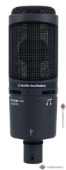 Audio-Technica AT2020USB+ USB kardioidní kondenzátorový mikrofon se sluchátkovým výstupem a ovládání