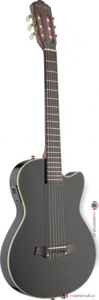 Angel Lopez EC3000CBK, klasická kytara s elektronikou, černá