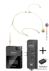 Comica BoomX-D UC1 - bezdrátový náhlavní mikrofon pro mobil a PC (mikroport)