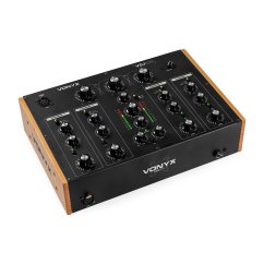 Vonyx VDJ270 — 4kanálový rotary DJ mixážní pult (3pásmový izolátor)