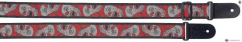 Stagg SWO-SKCLOWN RED, kytarový popruh
