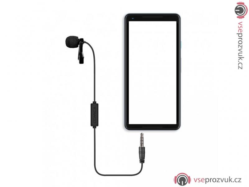 Comica Audio CVM-V01SP (4,5 metrů) klopový mikrofon na mobil