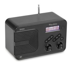 Audizio Badia — přenosné DAB+ rádio s akumulátorem (Bluetooth 5.4, USB, budík)