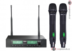 Mipro - dvoukanálový profesionální bezdrátový mikrofon pro konference a zpěv