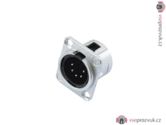 Neutrik XLR NC5-MDL-1, zástrčka na zabudování