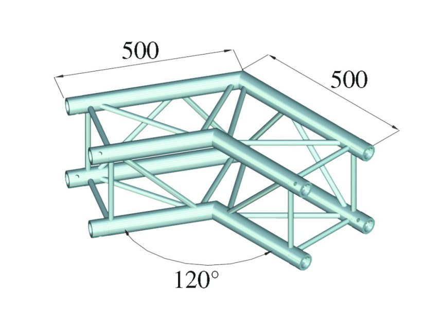 Alutruss QUADLOCK S6082C-22 2-Way Corner 120