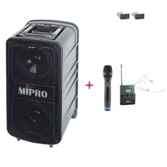 MIPRO MA-929 PLUS + ACT-32H + MU-55HNS – ruční a náhlavní sada, tělová