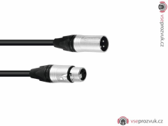 Sommer cable DMX cable XLR 3pin 1,5m bk Neutrik