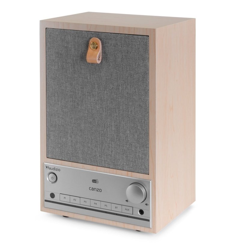 Audizio Canzo Internet radio s DAB+/FM, light wood