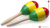 Stagg MRW-29R, dřevěné maracas, reggae