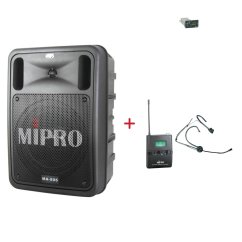 MIPRO MA-505 + MU-55HN – náhlavní všesměrová sada, černá