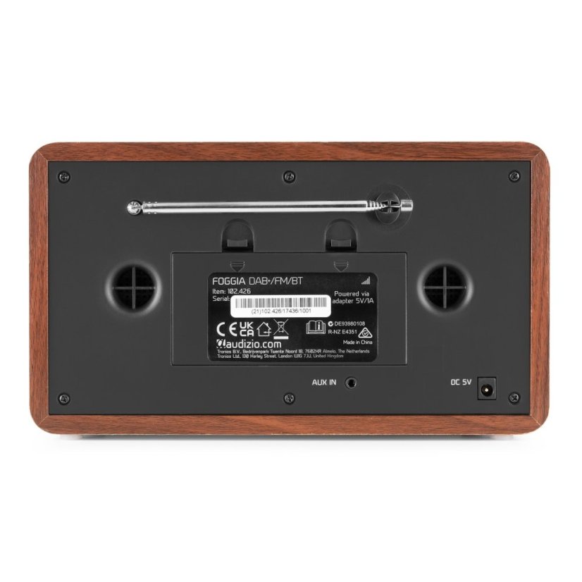Audizio Foggia Retro DAB+ Rádio Měděná barva