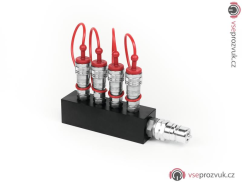 Tcm Fx CO2 distribuční blok (4x3/8 in to 1x3/4 out)