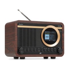 Audizio Ovaro — retro rádio DAB+ a FM (Bluetooth, USB, barevný displej)