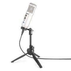 Vonyx CM320T Studiový USB mikrofon s echem, barva titanová
