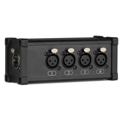 Power Dynamics CX187 RJ45 to 4x XLR3F Splitter Box