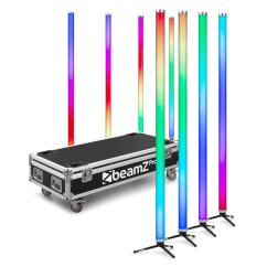 BeamZ Professional Kratos LED Tube Set 8ks v přepravním kufru