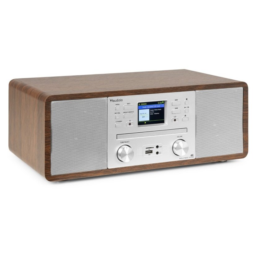 Audizio Avola Digital music system CD/BT/DAB+/Internet silver