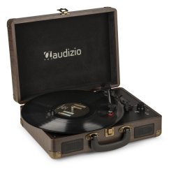 Audizio RP114W Record player briefcase wood