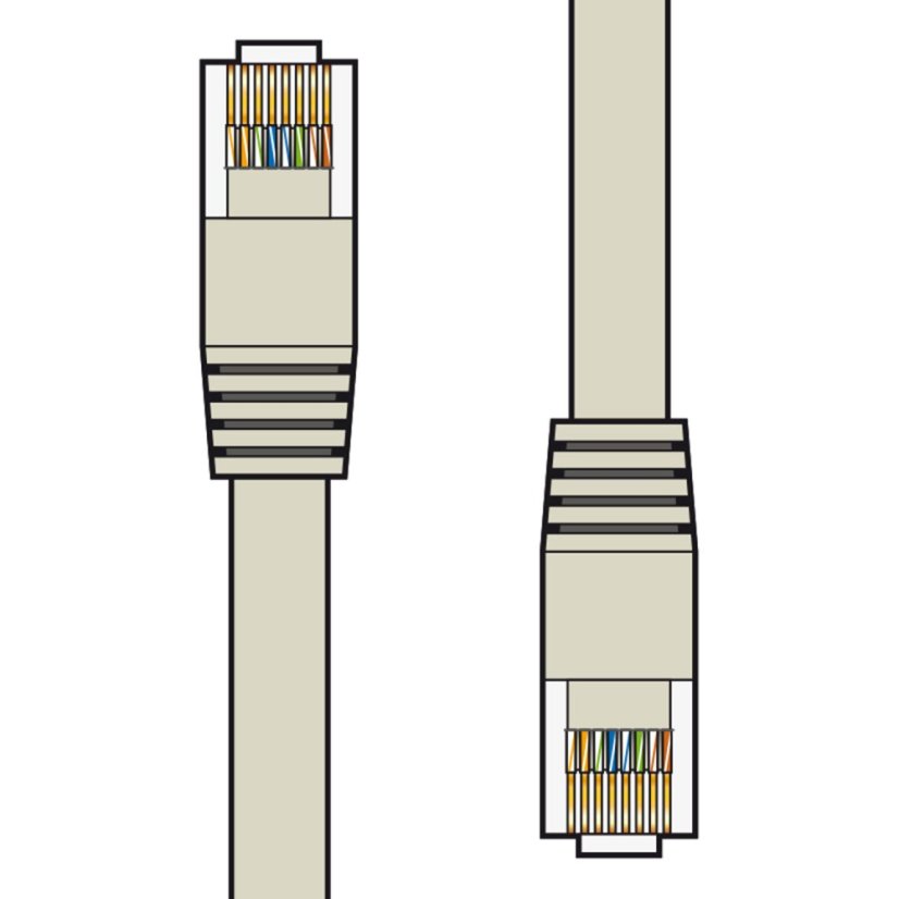 AV:Link Ethernetový kabel Cat6 UTP RJ45, 1m