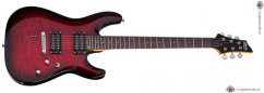 SCHECTER C-6 Plus See Thru Cherry Burst