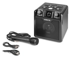 Vonyx SBS50B-DRUM karaoke set černý s bicími pady