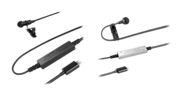 Nové klopové mikrofony pro Iphone telefony bez 3,5mm jack konektoru.