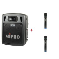 MIPRO MA-300D + 2× ACT-32H – sada s 2 ručními mikrofony