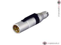 MIPRO MJ-53 redukce z mini XLR 4-pin na XLR 3-pin
