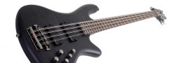 SCHECTER Stiletto Studio-8, Rosewood Fingerboard - See-Thru Black Satin