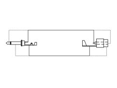 ProCab redukce CLP104 - RCA F - Jack 6.3 Mono
