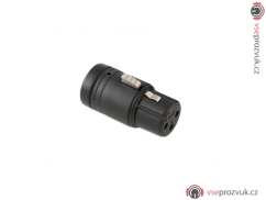 VDB Low-Profile XLR 3-pin Female - Black