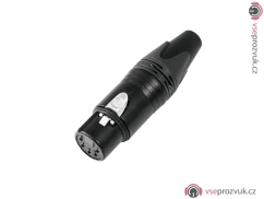 Neutrik XLR socket 5pin NC5FXX-B