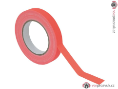 Gaffa páska 19mm x 25m neonově oranžová, UV aktivní