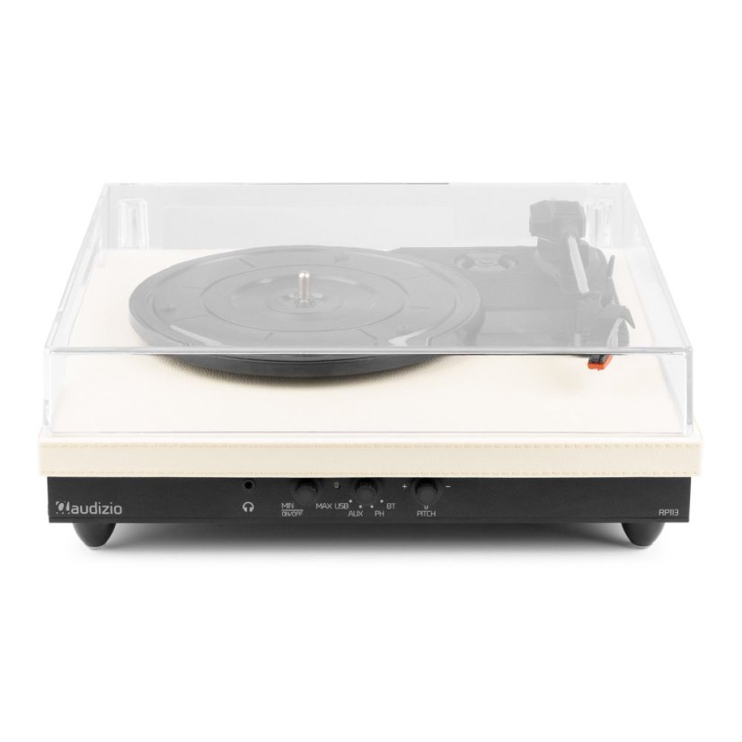 Audizio RP113C Gramofon s BT in/out, krémový