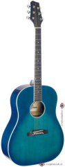 Stagg SA35 DS-TB, akustická kytara, modrá