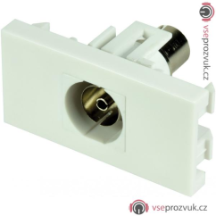 AV:Link Modul nástěnného rámečku, koaxiální zásuvka