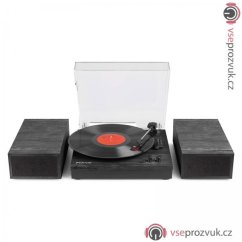 Fenton RP165B Record Player Set Black/Grey