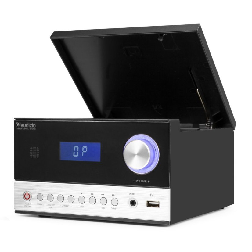 Audizio Toulon Micro HiFi System Black/Silver
