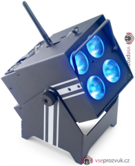 Stagg SLI BAT-48-0, reflektor 3x 4W QCL LED, AKKU