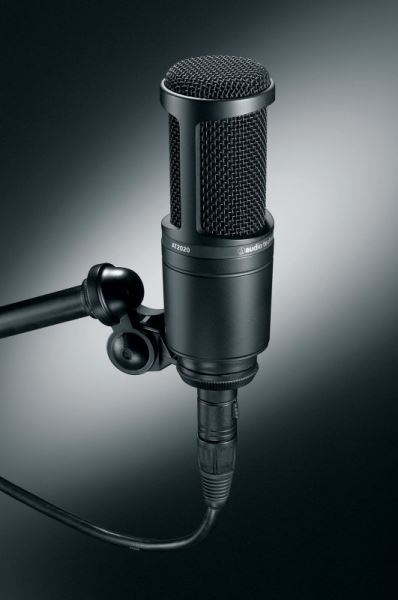 Audio-Technica AT2020 - XLR kardioidní velkomembránový kondenzátorový mikrofon
