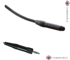 Sanken COS-11DPT-BK/1.8/AL pro Sennheiser ew G3, G4, Zoom, atd. 8,9mV - černý - bez příslušenství